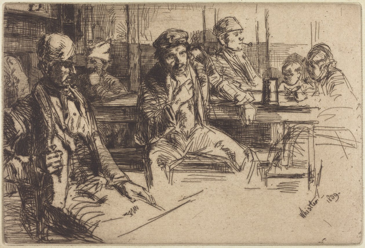Havnearbeidere av James McNeill Whistler