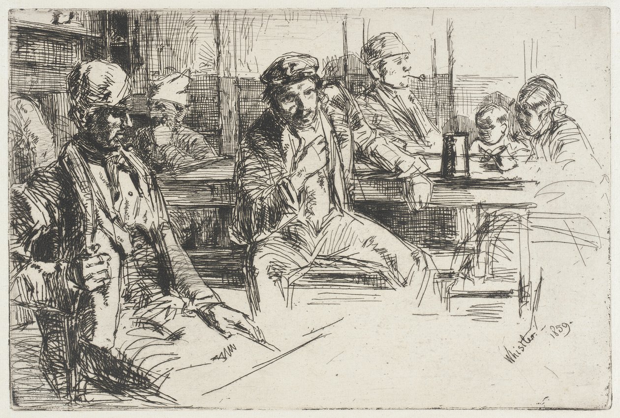 Havnearbeidere av James McNeill Whistler