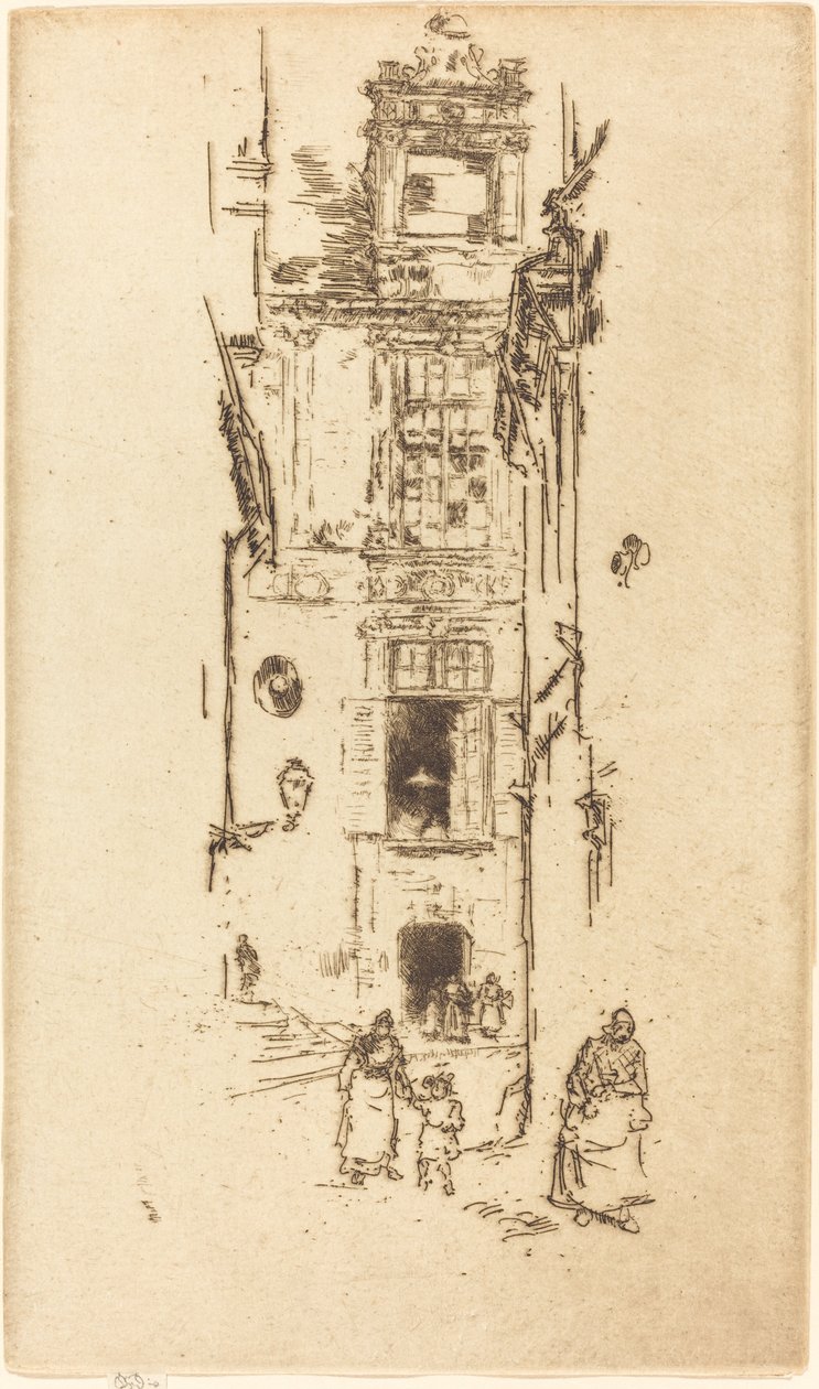 Rådhuset, Loches av James Abbott McNeill Whistler