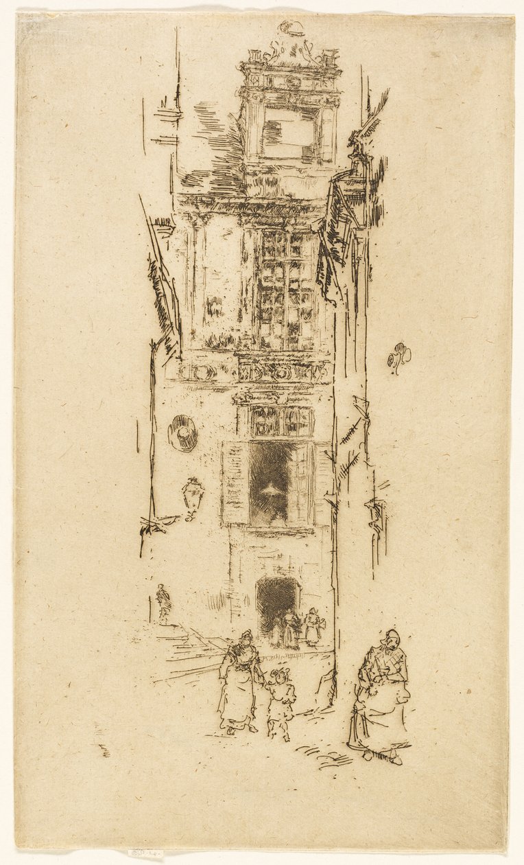 Rådhuset, Loches av James Abbott McNeill Whistler