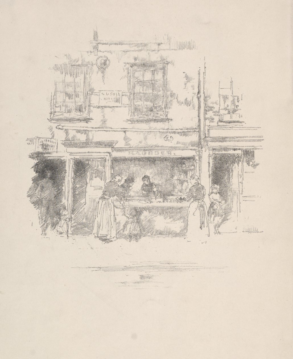 Maunders fiskebutikk, Chelsea av James McNeill Whistler