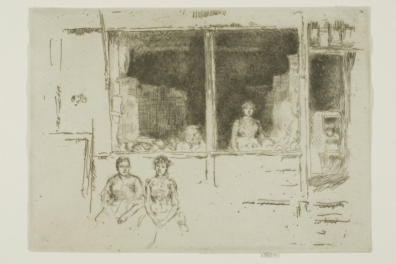 Melon-Shop, Hounsditch av James Abbott McNeill Whistler