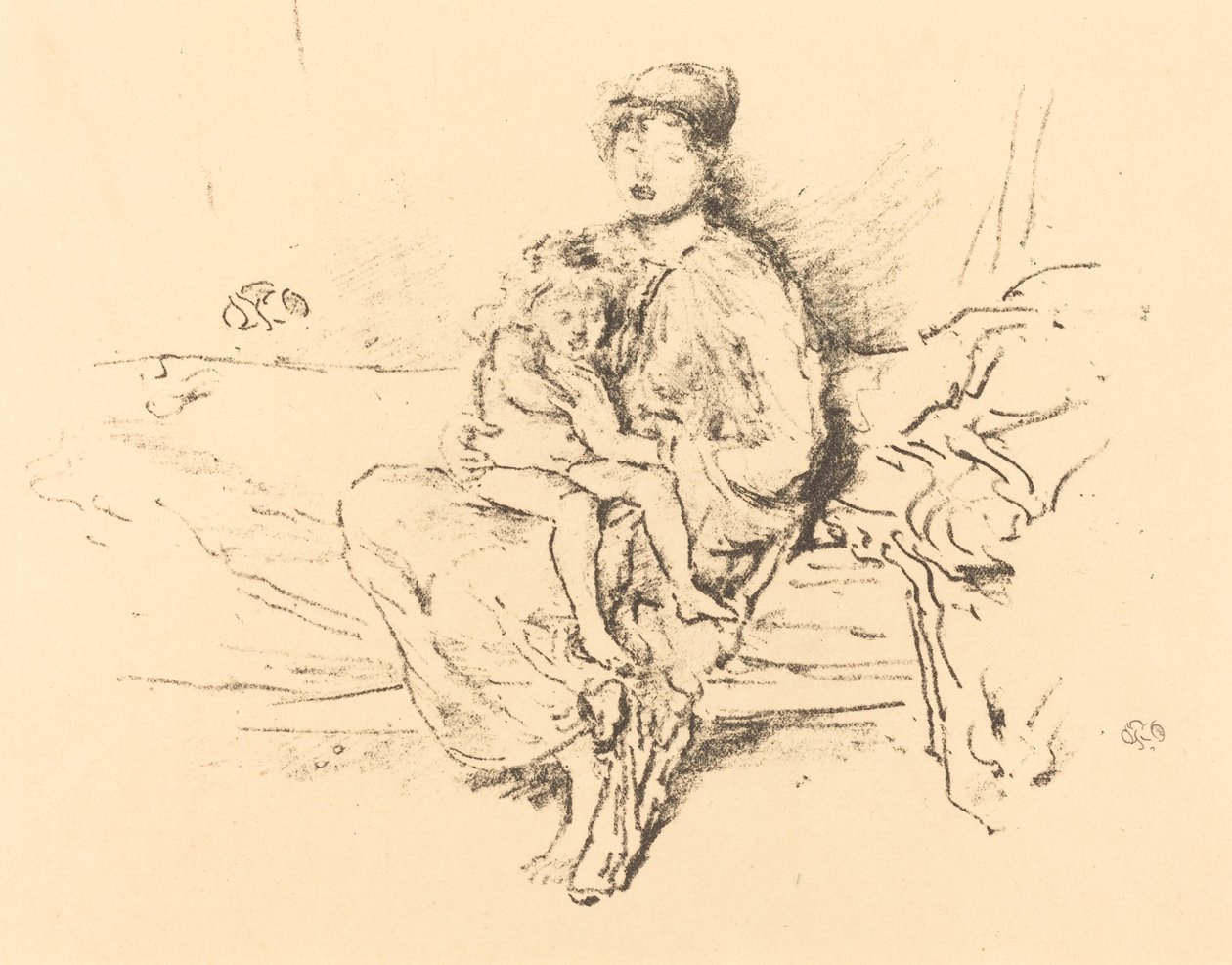 Mor og barn, nr. 2 av James Abbott McNeill Whistler