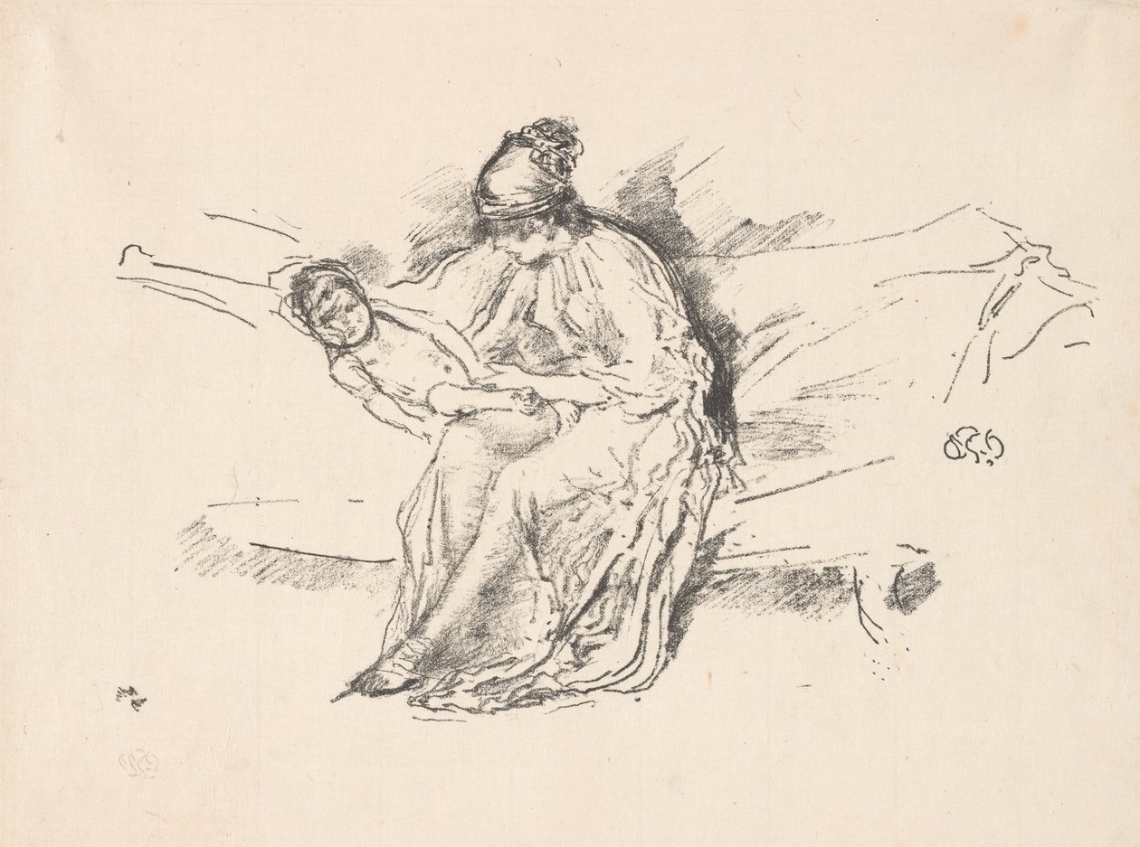 Mor og barn, nr. 4 av James Abbott McNeill Whistler