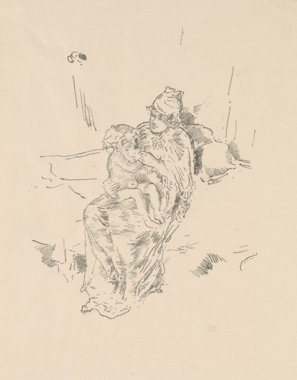 Mor og barn, nr. 5 av James Abbott McNeill Whistler