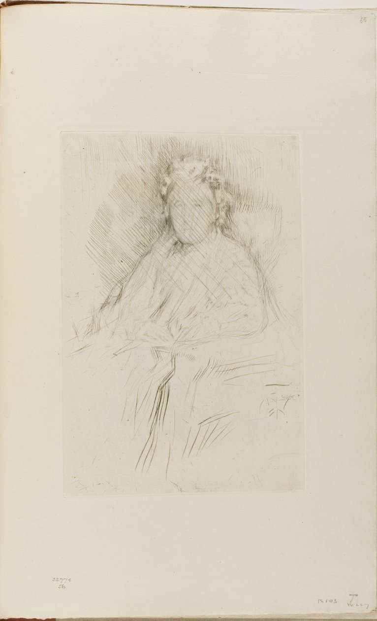 Fru Leyland, sr. av James Abbott McNeill Whistler