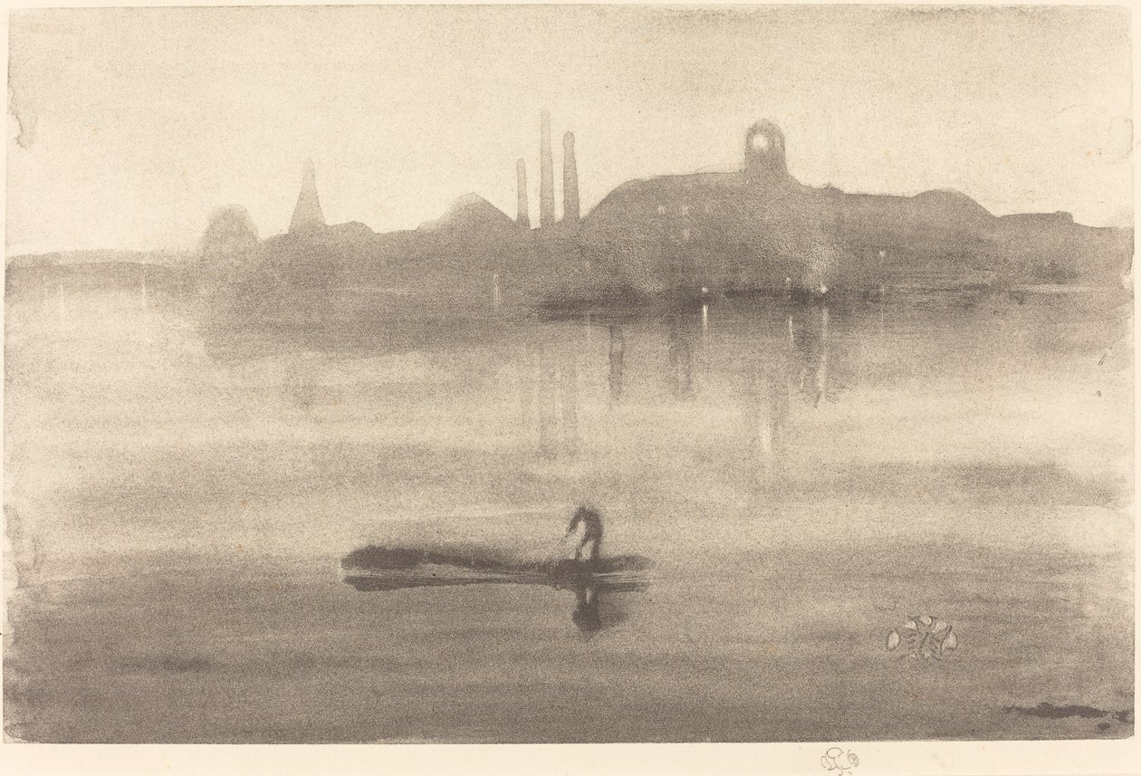Nocturne av James Abbott McNeill Whistler