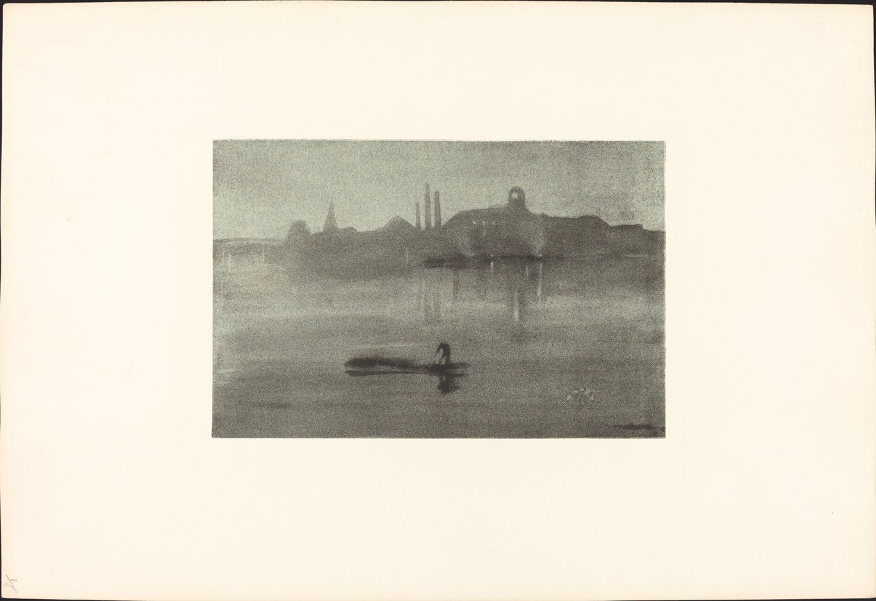 Nocturne av James Abbott McNeill Whistler
