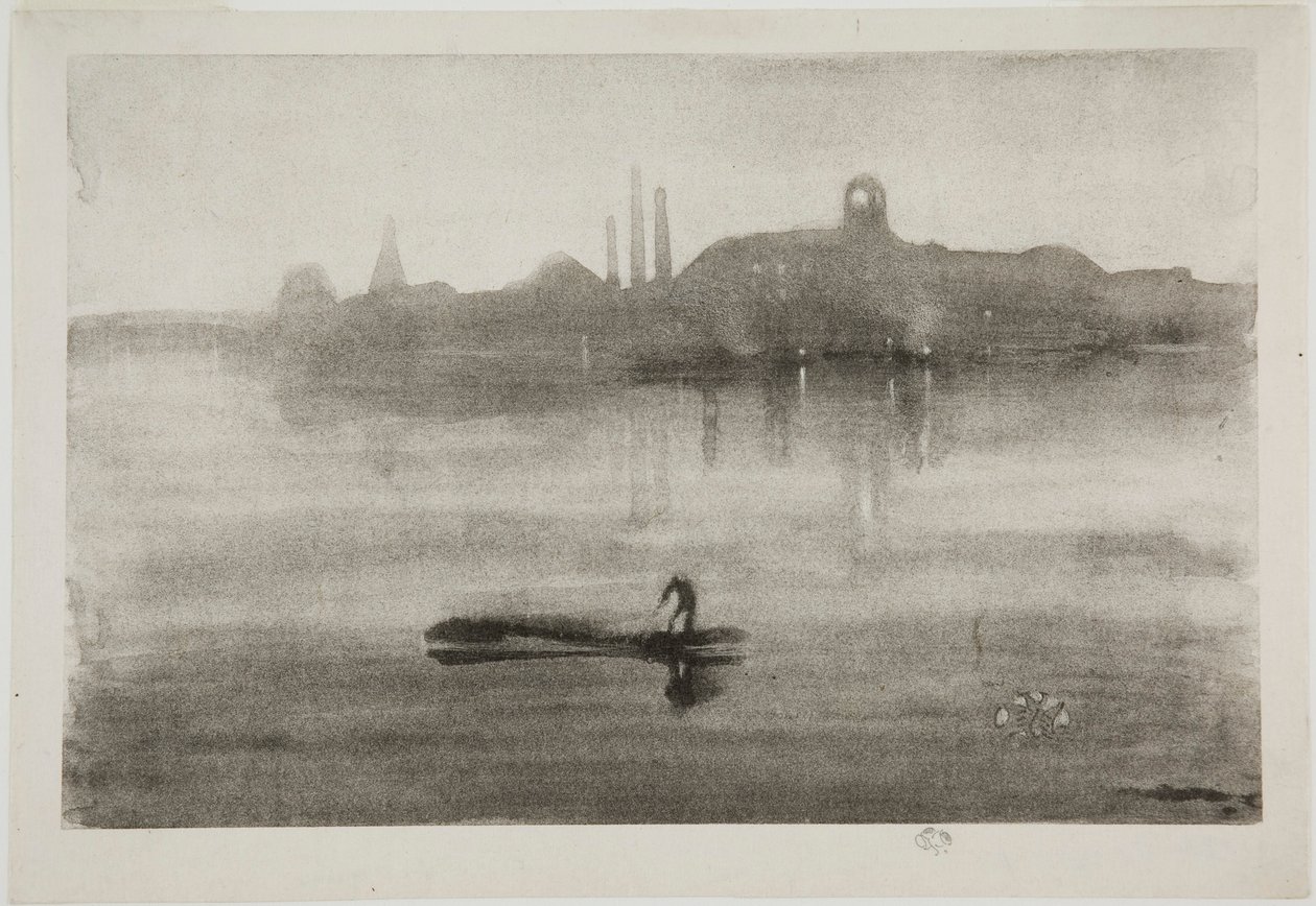 Nocturne av James Abbott McNeill Whistler