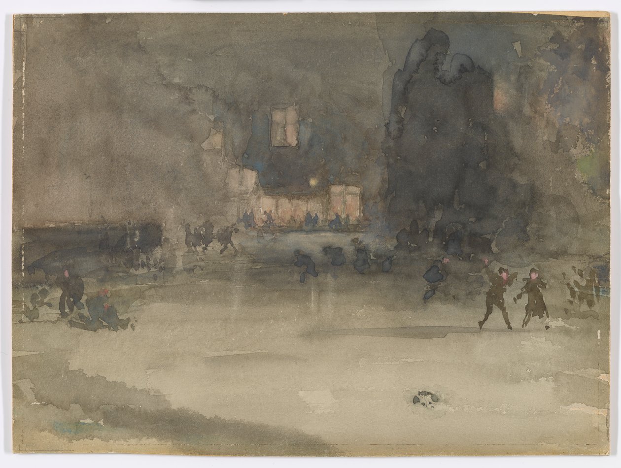 Nocturne: Amsterdam om vinteren av James Abbott McNeill Whistler