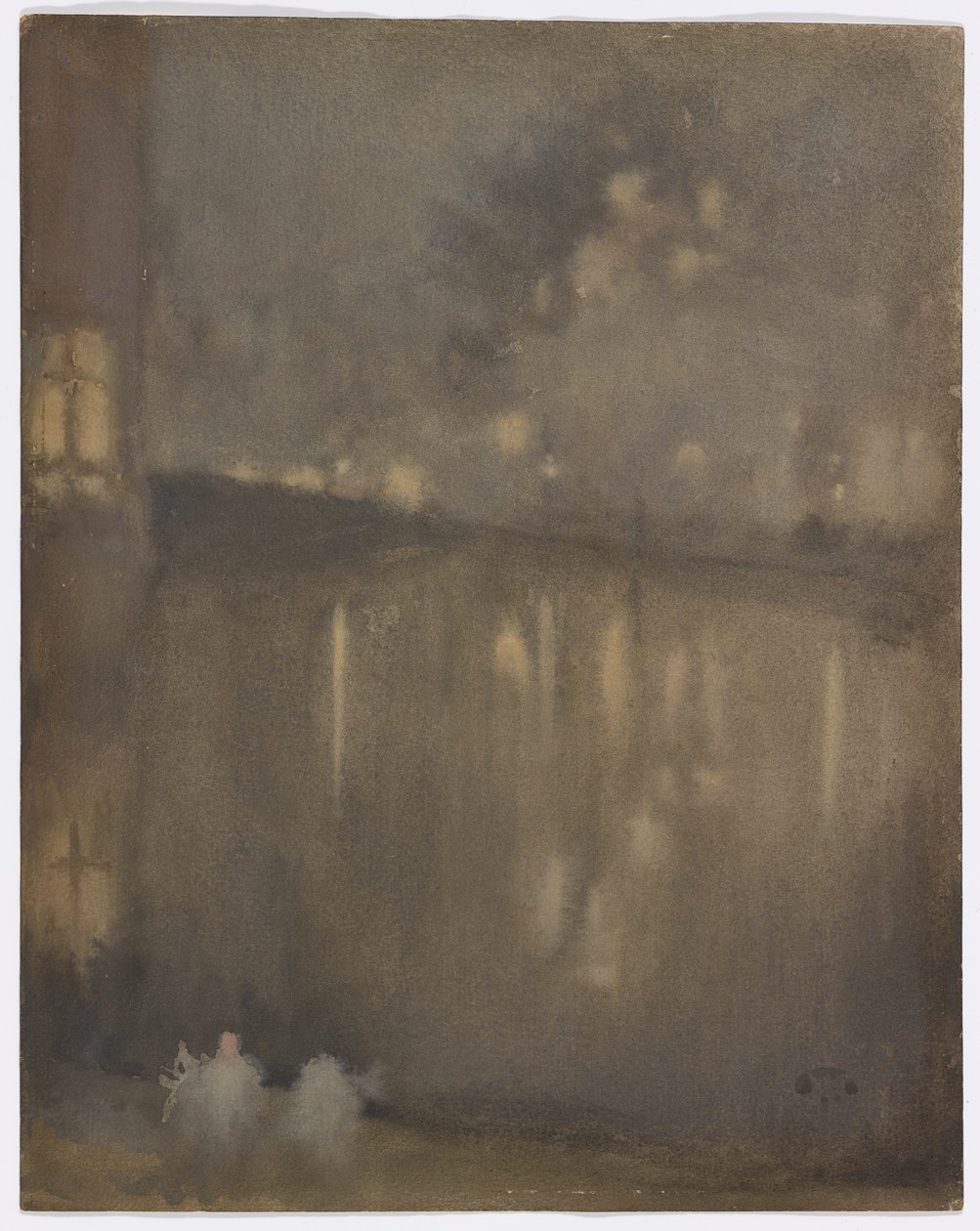 Nocturne: Grey and Gold–Canal, Holland av James Abbott McNeill Whistler