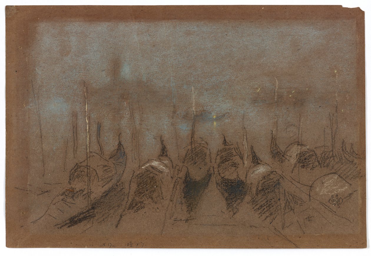 Nocturne: San Giorgio av James Abbott McNeill Whistler