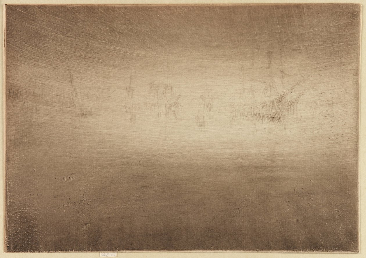 Nocturne Shipping av James Abbott McNeill Whistler