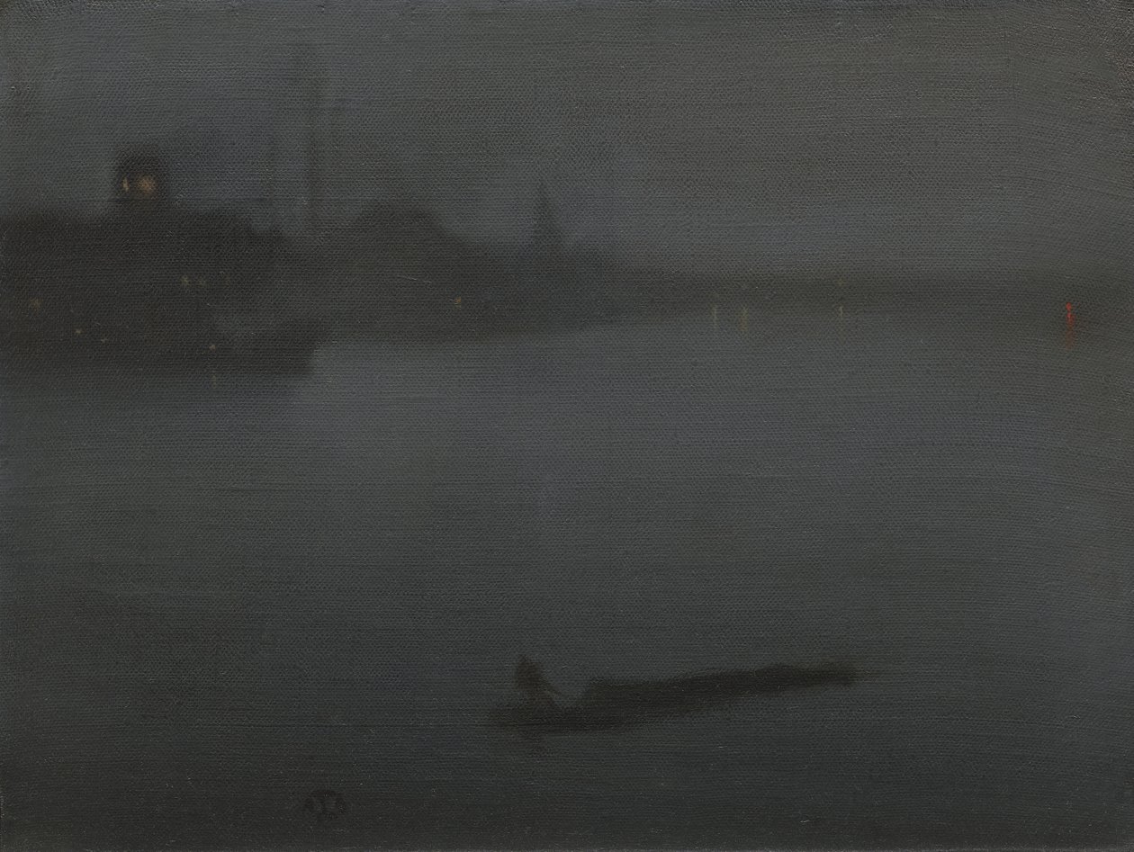 Nocturne i blått og sølv av James Abbott McNeill Whistler