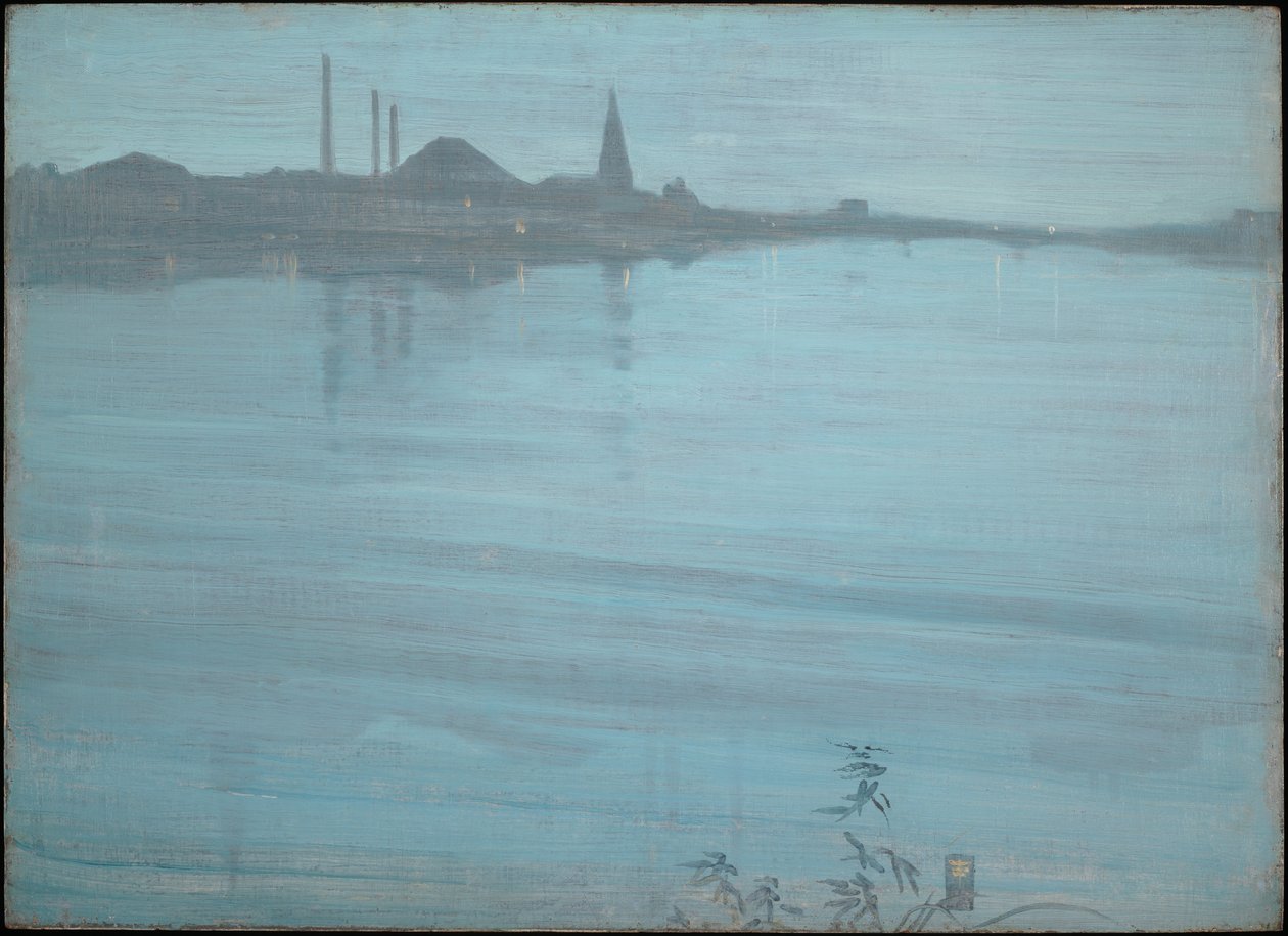 Nocturne i blått og sølv av James McNeill Whistler