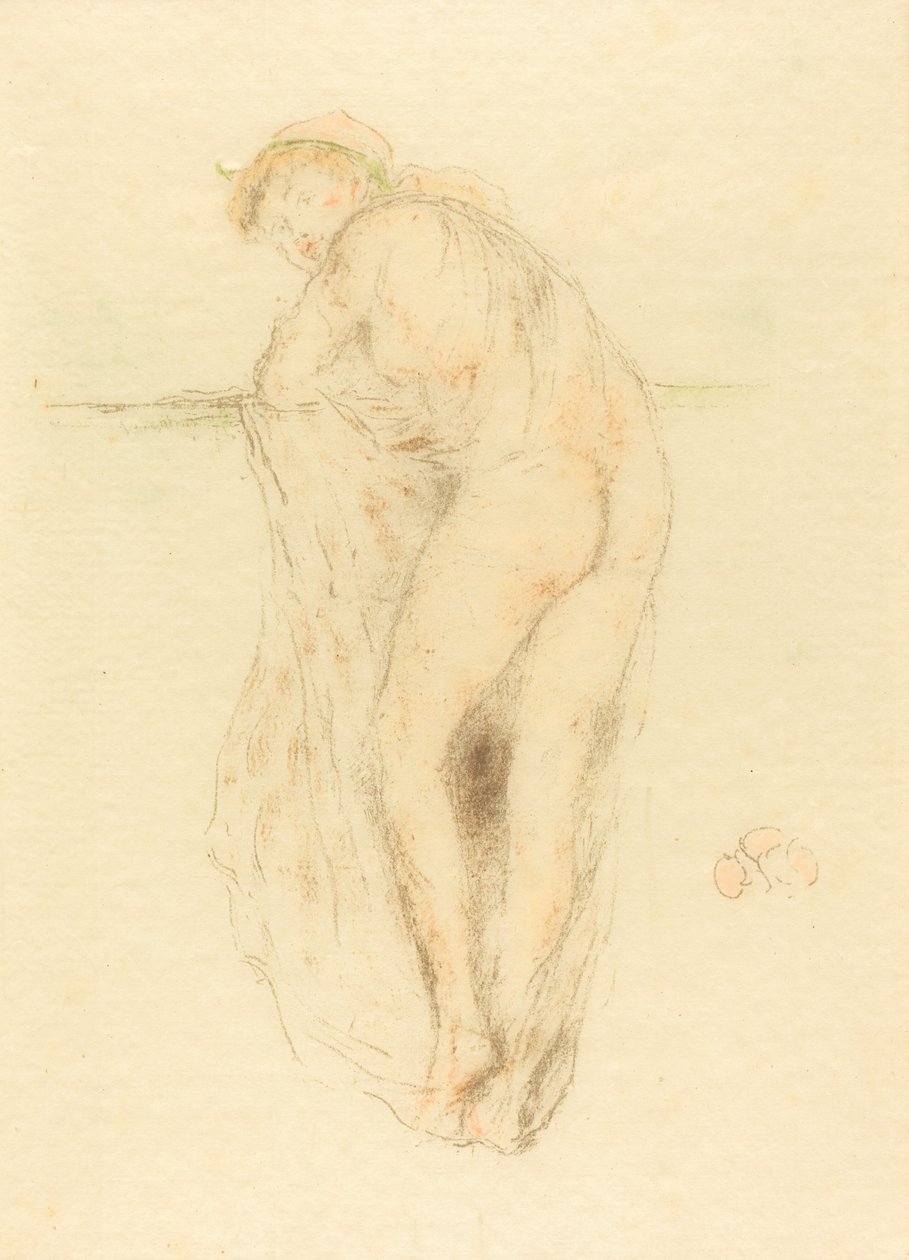 Nakenmodell, sett bakfra av James Abbott McNeill Whistler