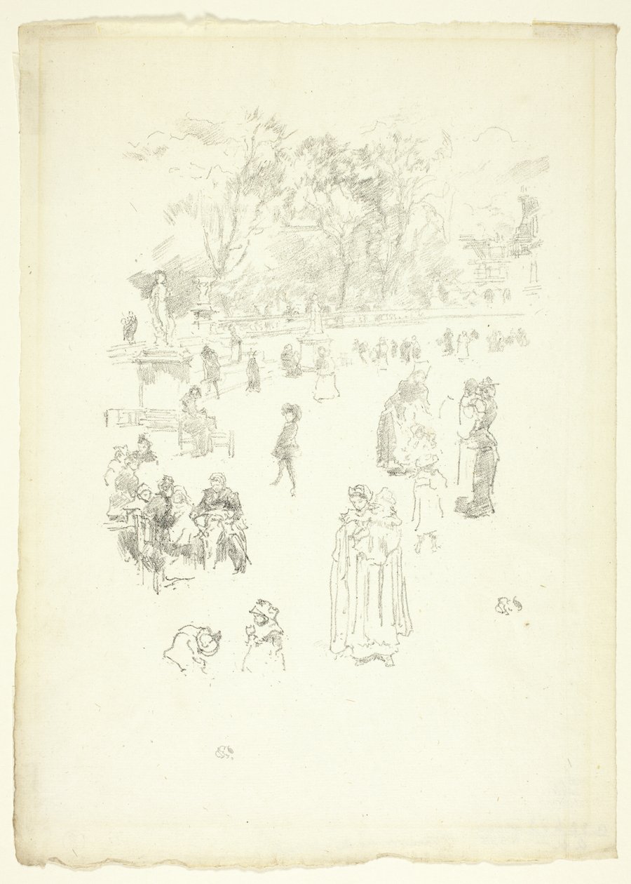 Nursemaids: "The Maids of Luxembourg" av James Abbott McNeill Whistler