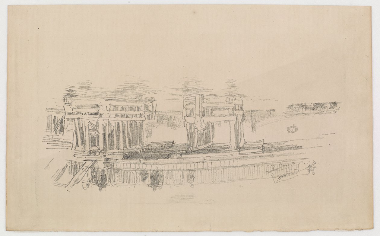 Gamle Battersea Bridge av James Abbott McNeill Whistler