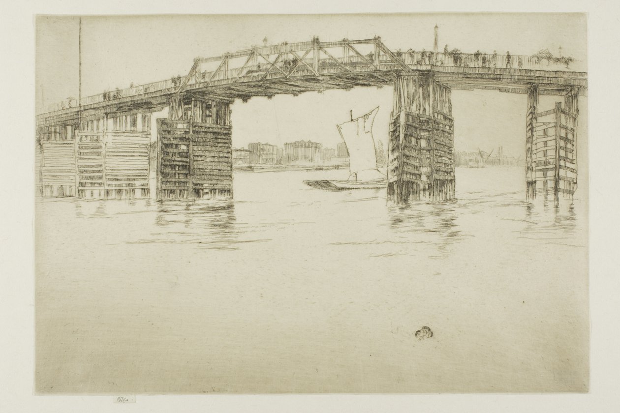 Old Battersea Bridge av James Abbott McNeill Whistler