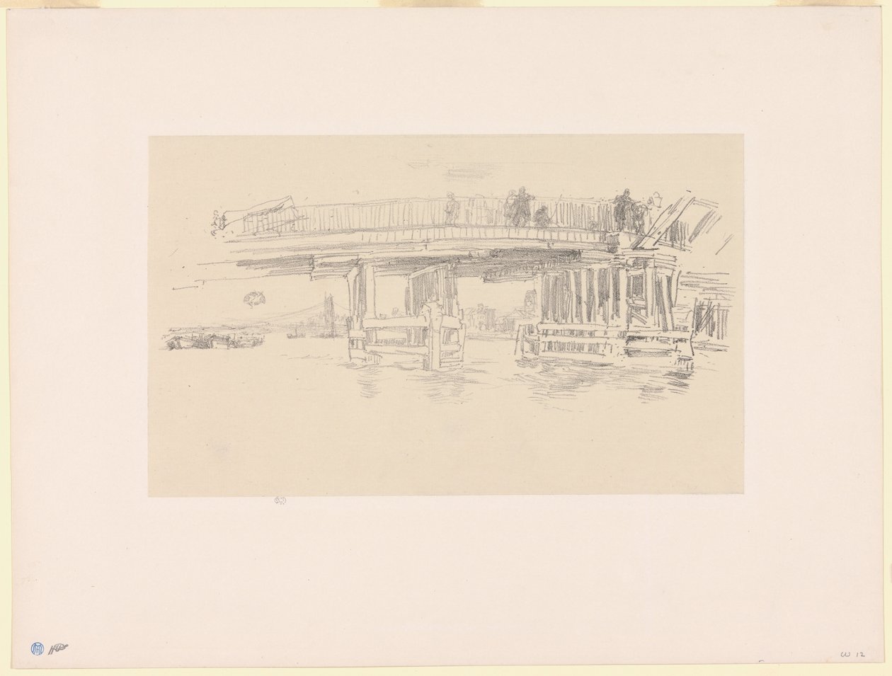 Gamle Battersea Bridge av James Abbott McNeill Whistler