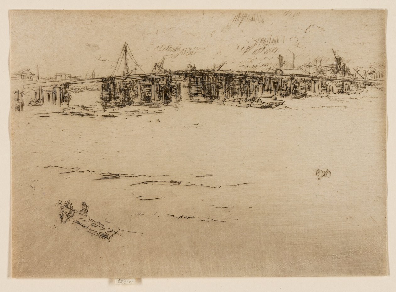 Old Battersea Bridge, nr. 2 av James Abbott McNeill Whistler