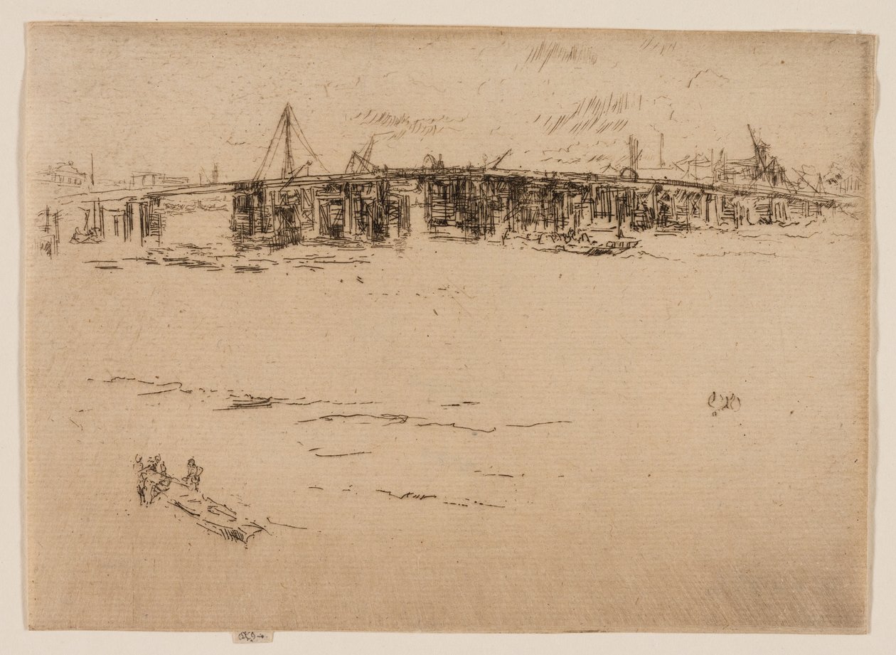 Old Battersea Bridge, nr. 2 av James Abbott McNeill Whistler