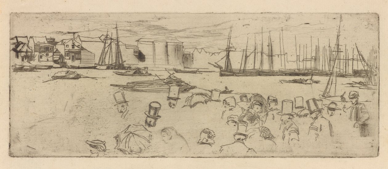 Penny Passengers, Limehouse av James Abbott McNeill Whistler