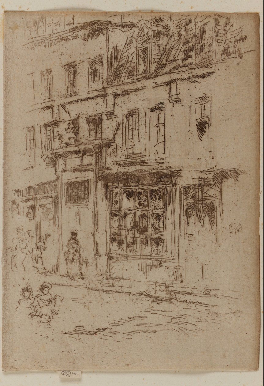 Little Butter Street, Brussel av James Abbott McNeill Whistler