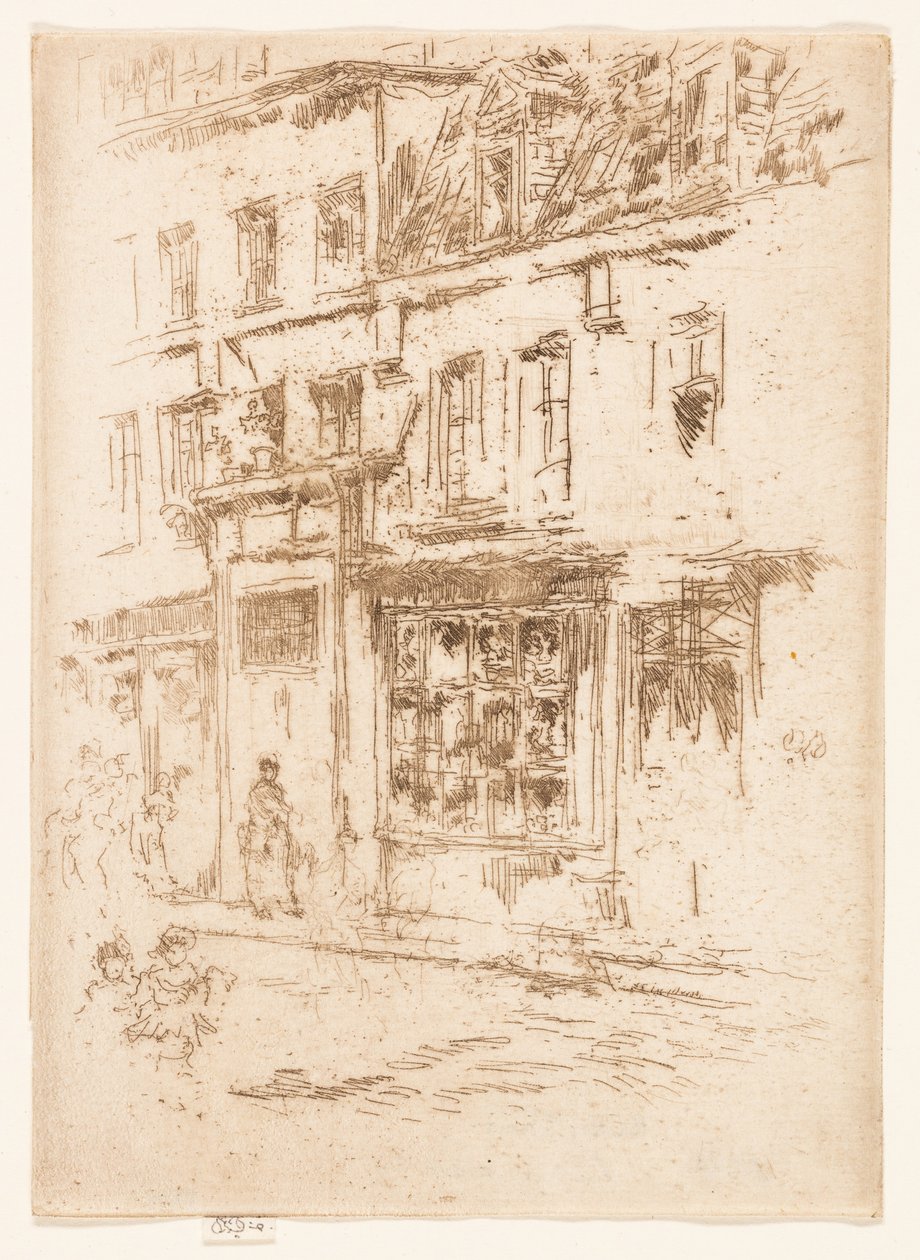 Little Butter Street, Brussel av James Abbott McNeill Whistler