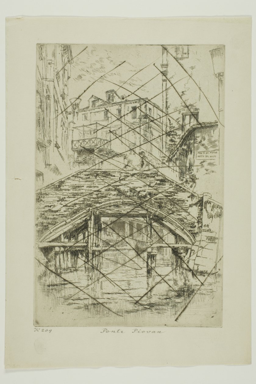 Piovan-broen av James Abbott McNeill Whistler