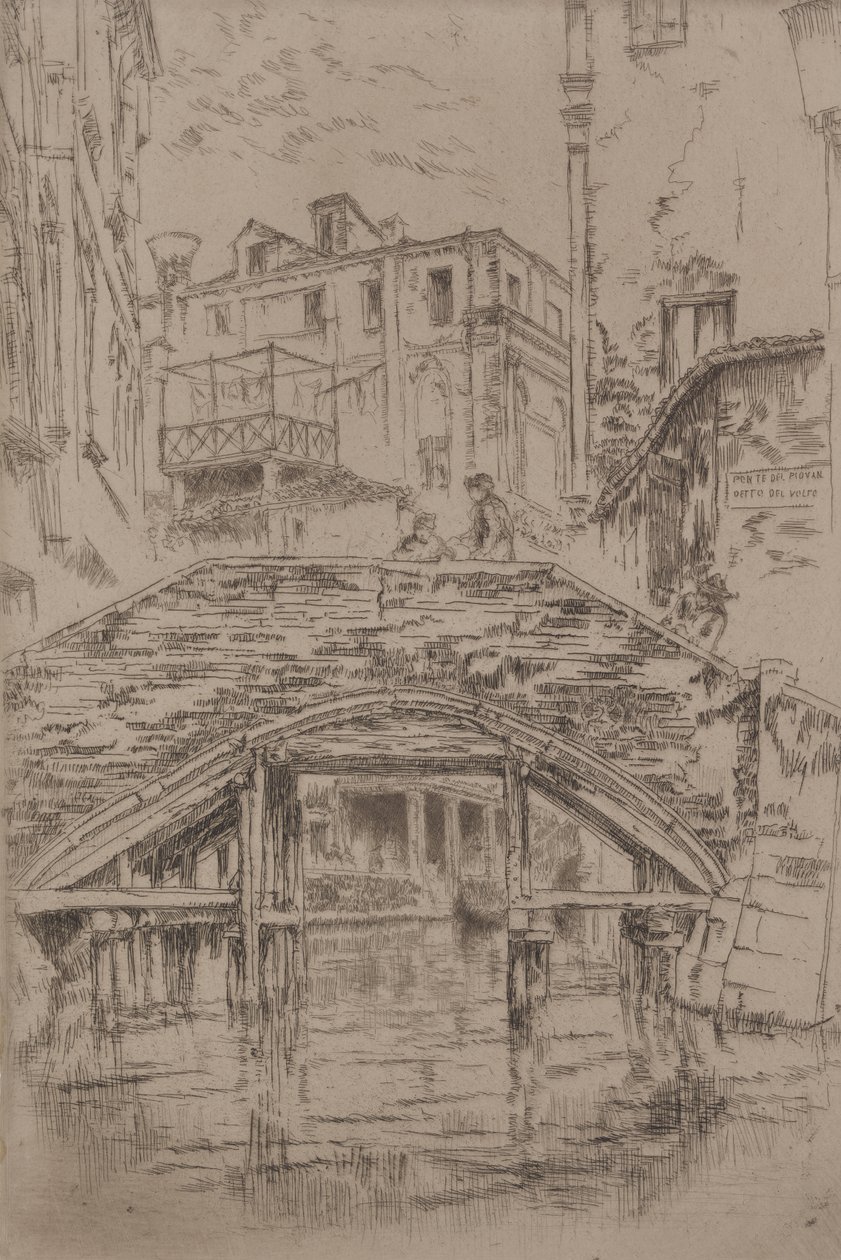 Ponte del Piovan av James McNeill Whistler