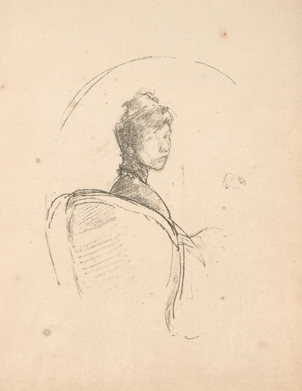 Portrettstudie: Frøken Rosalind Birnie Philip av James Abbott McNeill Whistler