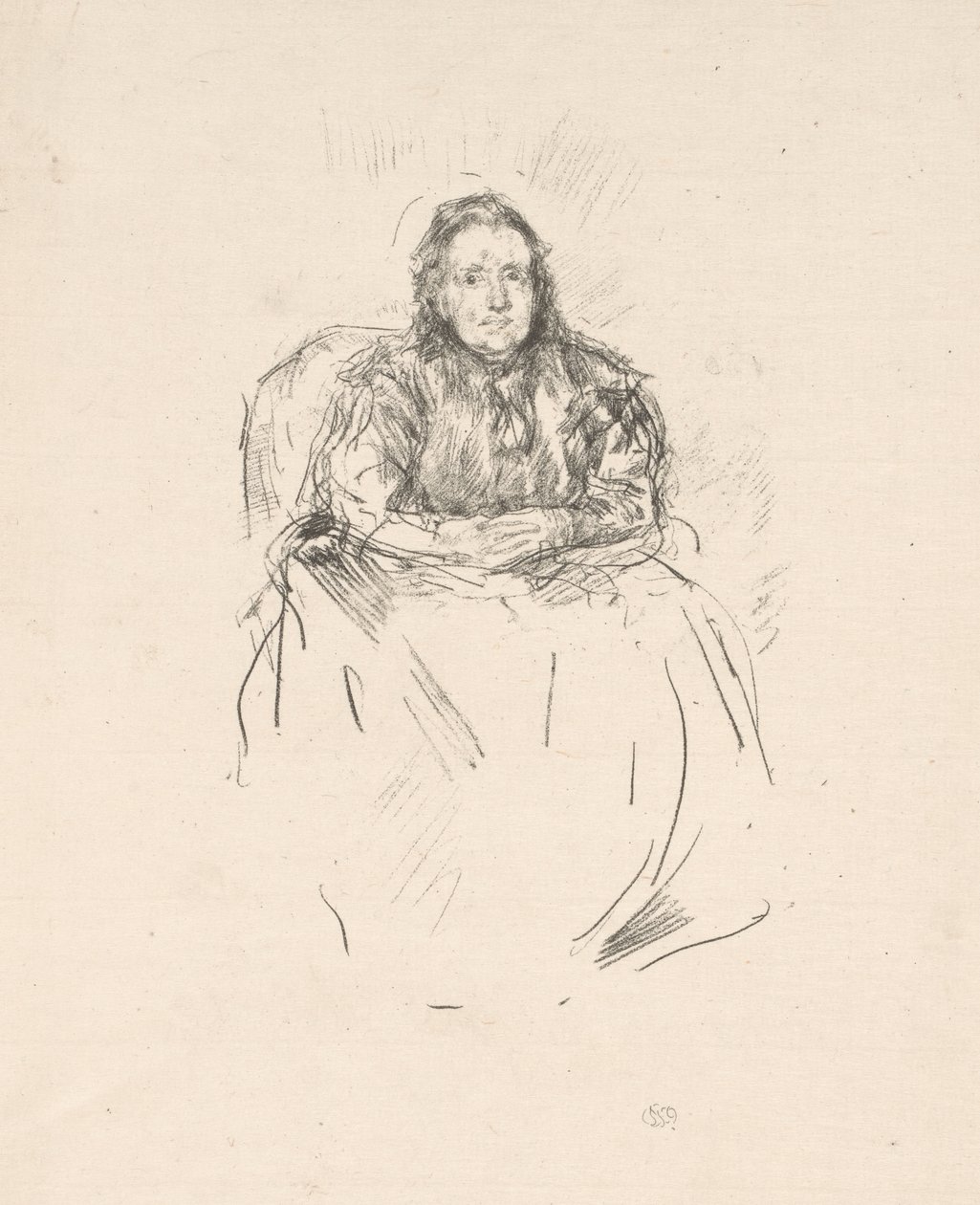 Portrettstudie: Mrs. Philip av James Abbott McNeill Whistler