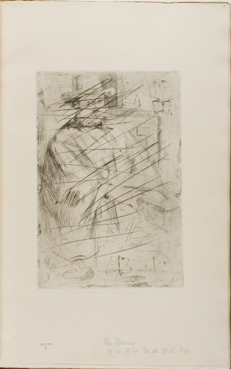 Portrett av en mann av James Abbott McNeill Whistler