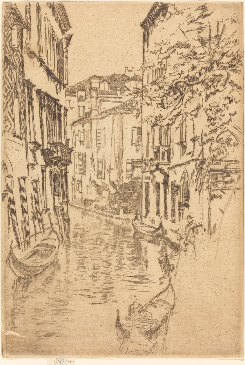 Stille kanal av James Abbott McNeill Whistler