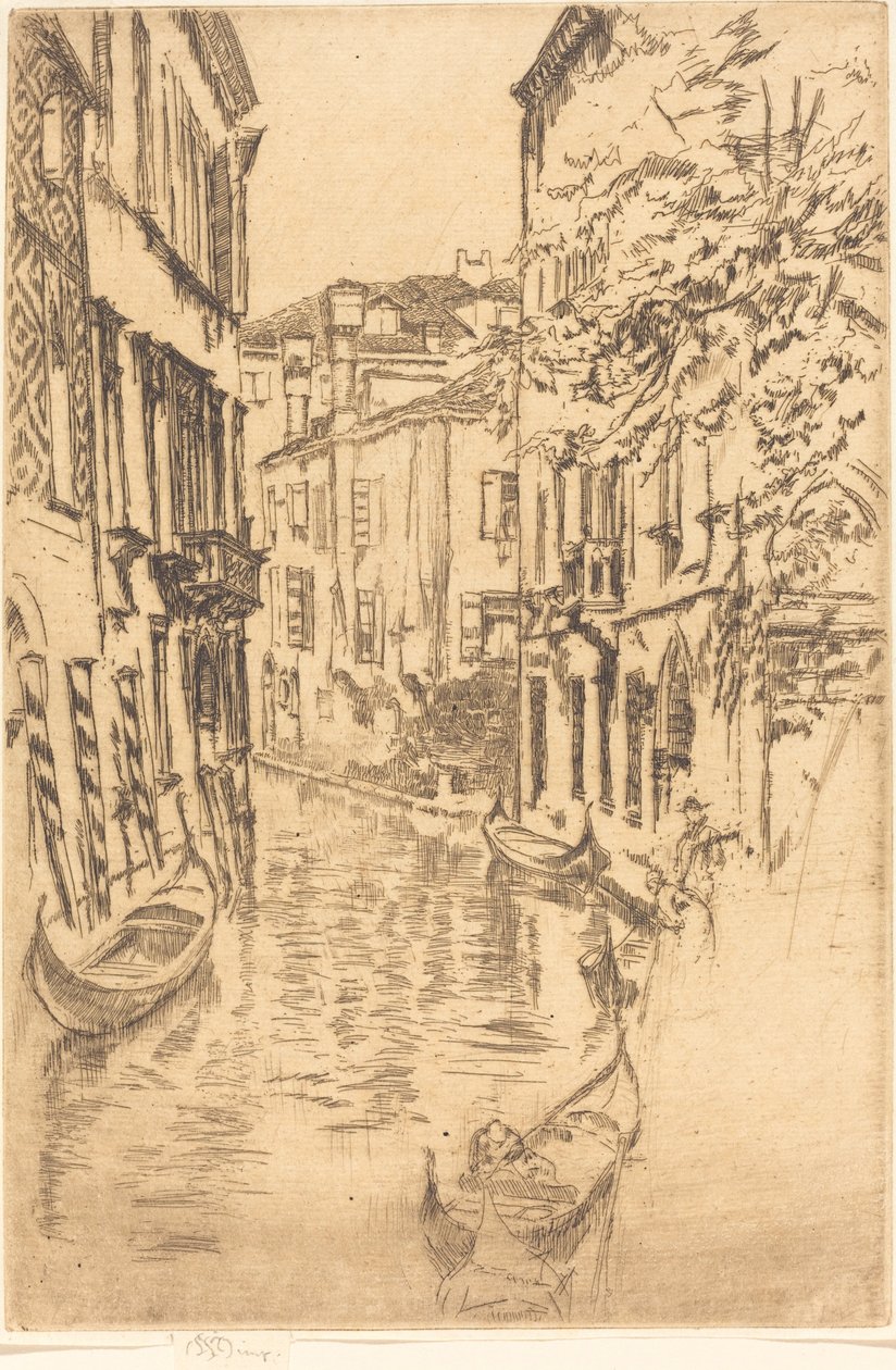 Stille kanal av James Abbott McNeill Whistler
