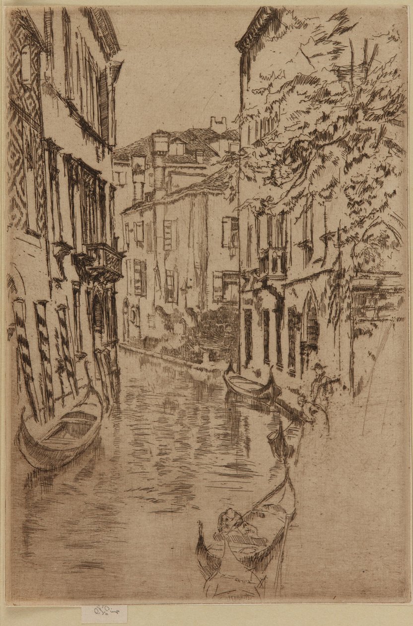 Stille kanal av James Abbott McNeill Whistler