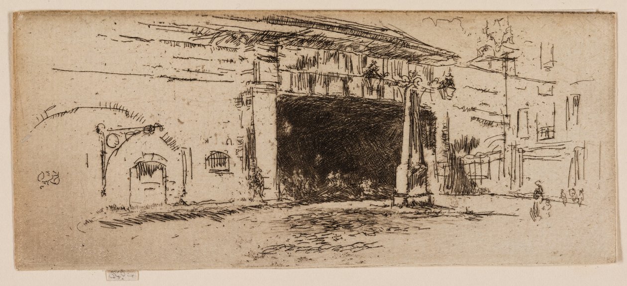 Railway Arch, American Square av James Abbott McNeill Whistler