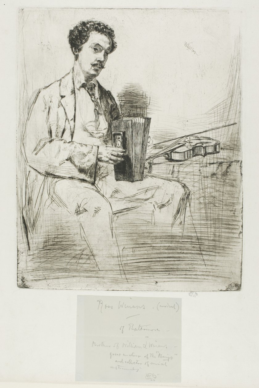 Ross Winans av James Abbott McNeill Whistler