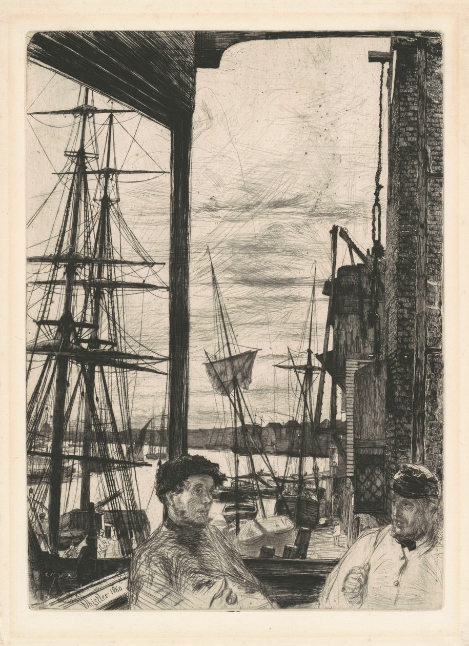 Rotherhithe av James Abbott McNeill Whistler