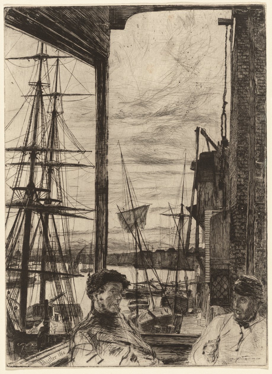 Rotherhithe av James Abbott McNeill Whistler
