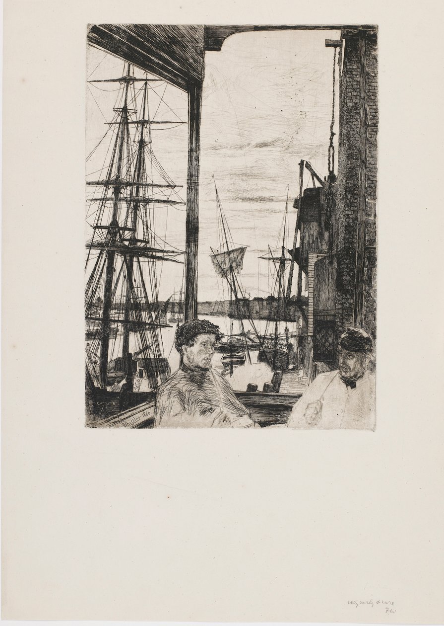 Rotherhithe av James Abbott McNeill Whistler