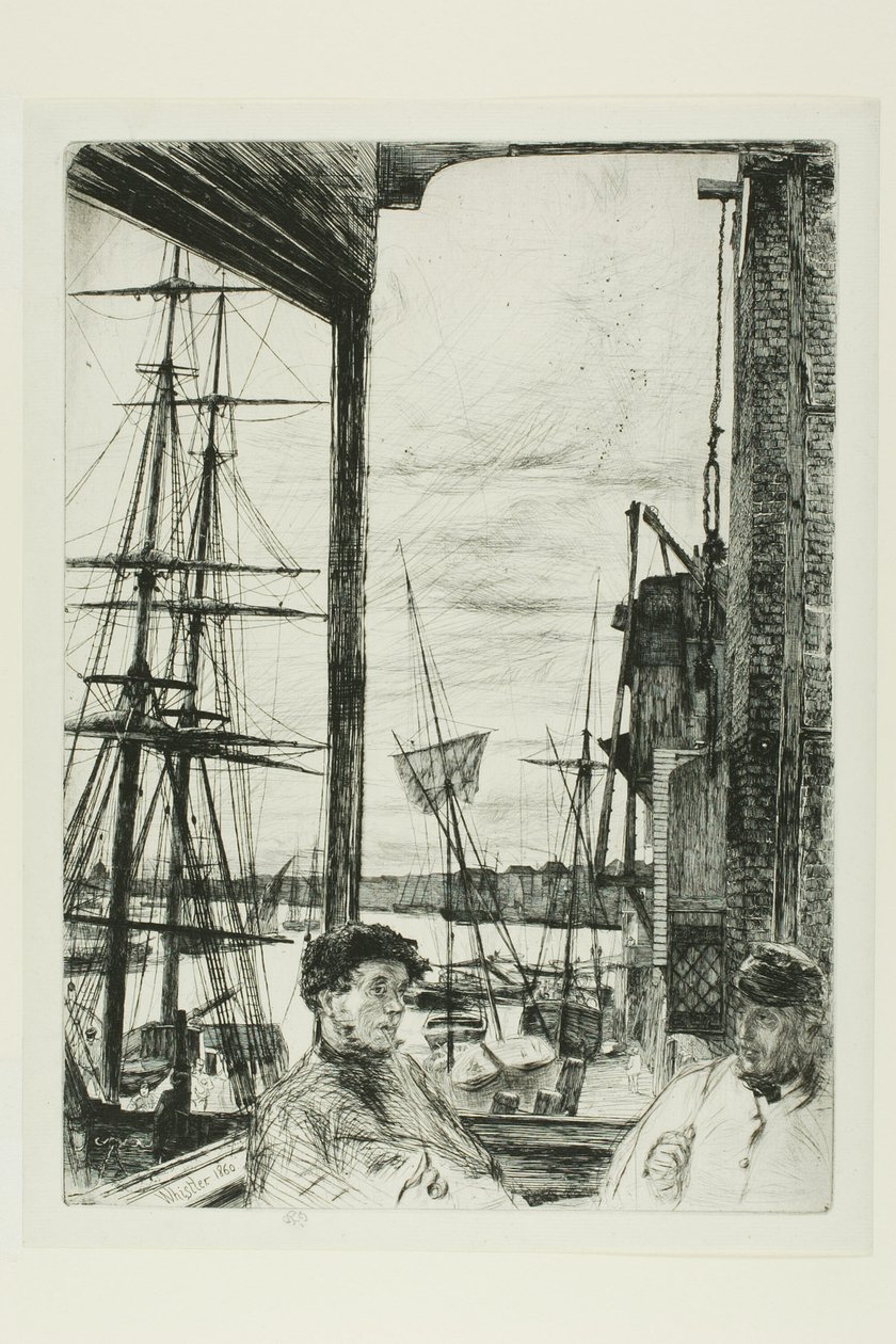 Rotherhithe av James Abbott McNeill Whistler