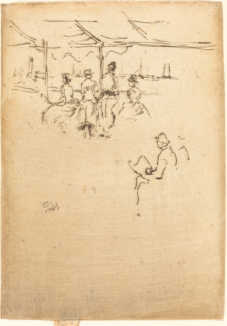 Ryde brygge av James Abbott McNeill Whistler