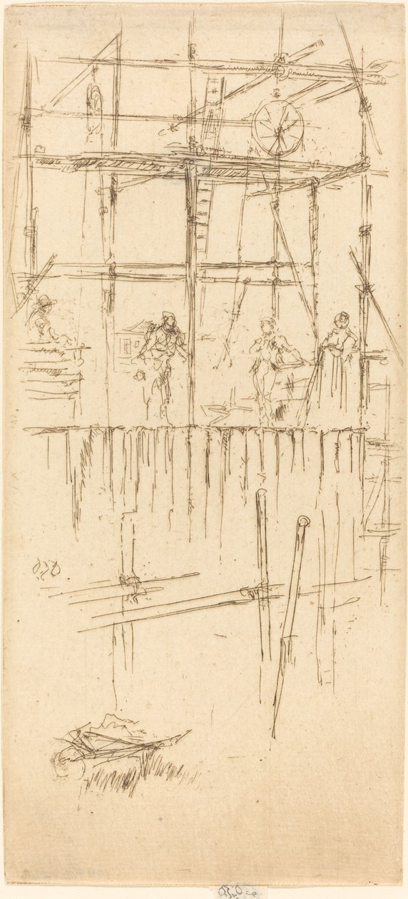 Savoy Stillas av James Abbott McNeill Whistler