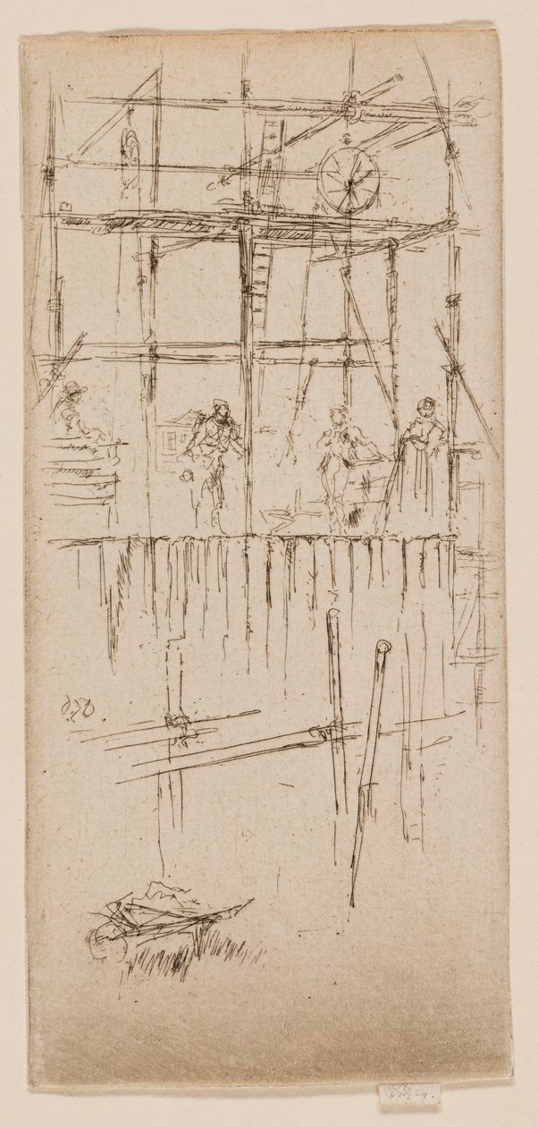 Savoy Stillas av James Abbott McNeill Whistler