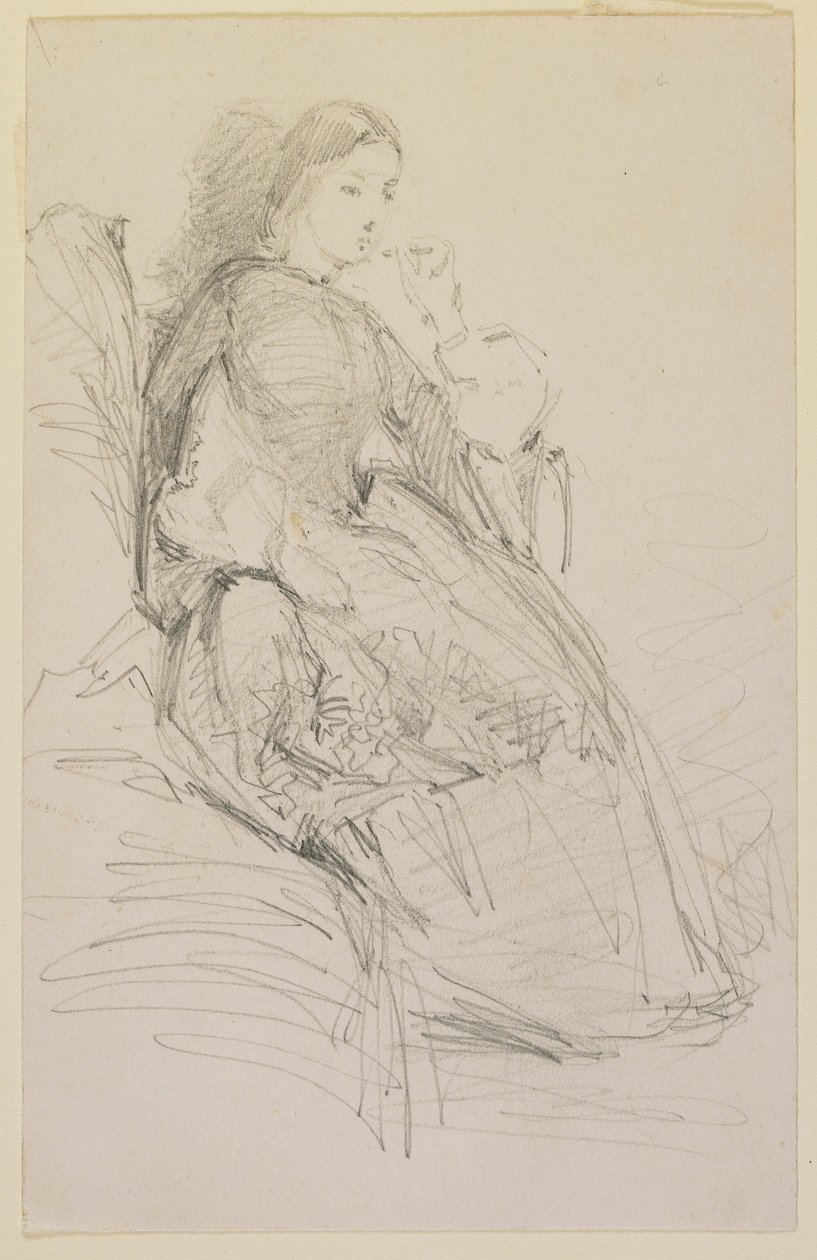 Sittende kvinne, røyker av James Abbott McNeill Whistler