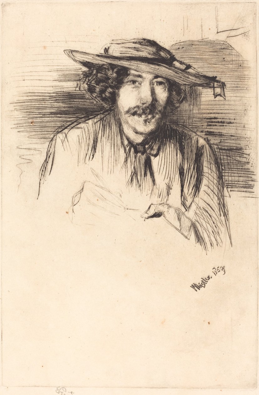 Selvportrett av James Abbott McNeill Whistler
