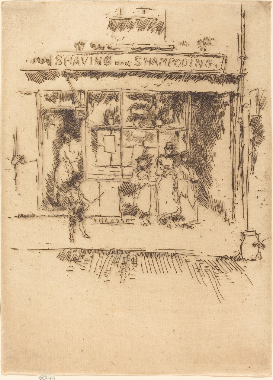 Barbering og sjamponering av James Abbott McNeill Whistler