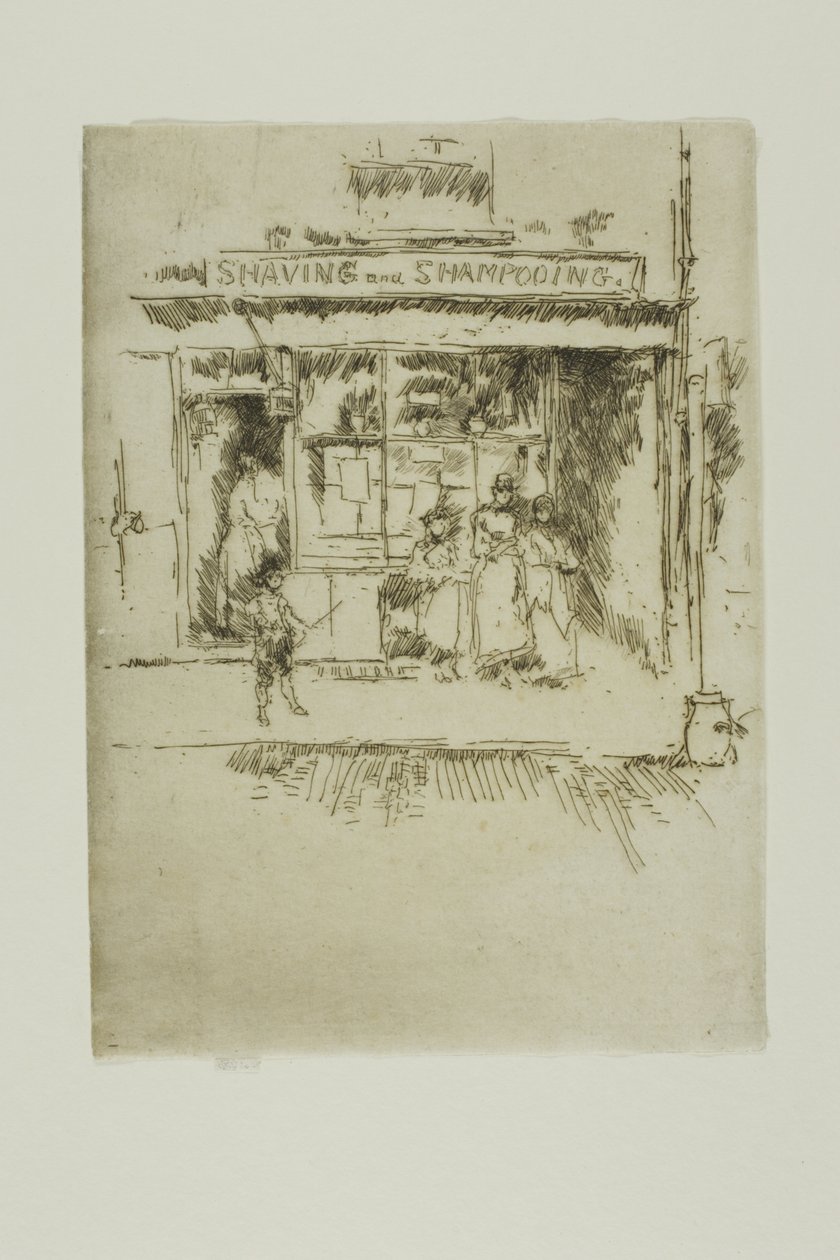 Barbering og sjamponering av James Abbott McNeill Whistler